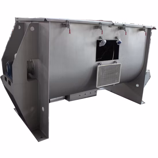 Горизонтальный ленточный смеситель Longxing для оборудования для производства сухих растворов