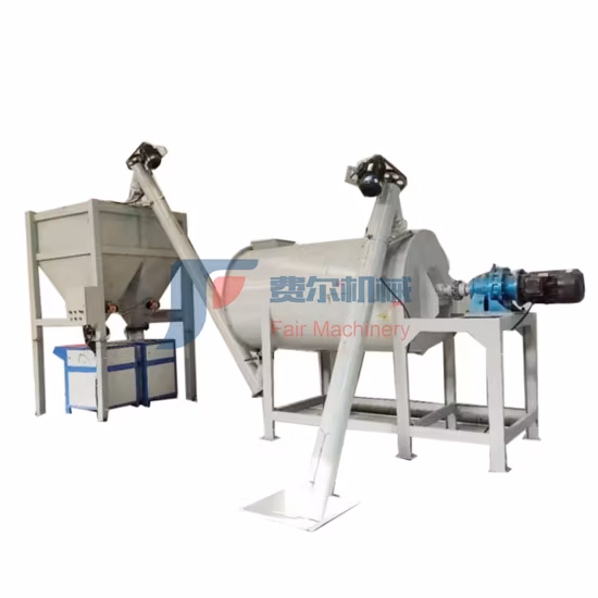 Блендер для смешивания порошков FDA Горизонтальный двойной ленточный блендер